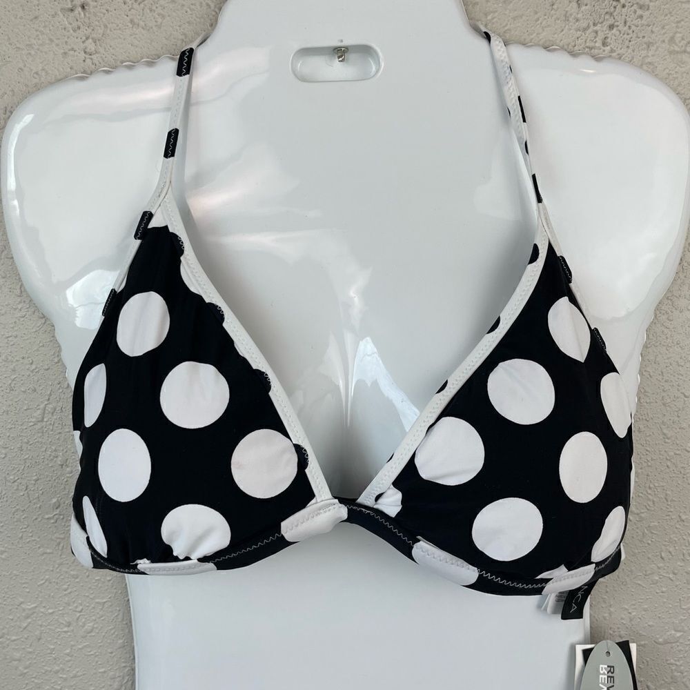 NWT La Blanca Reversible Polka Dot Bikini Size 10 or 14